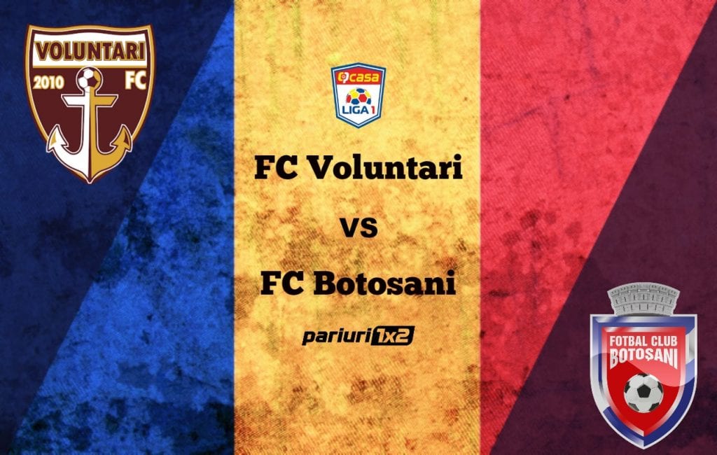 Pariuri fotbal: FC Voluntari – FC Botoșani » Băieții lui Croitoru, mari favoriți la accederea în play-off pentru al doilea an consecutiv!