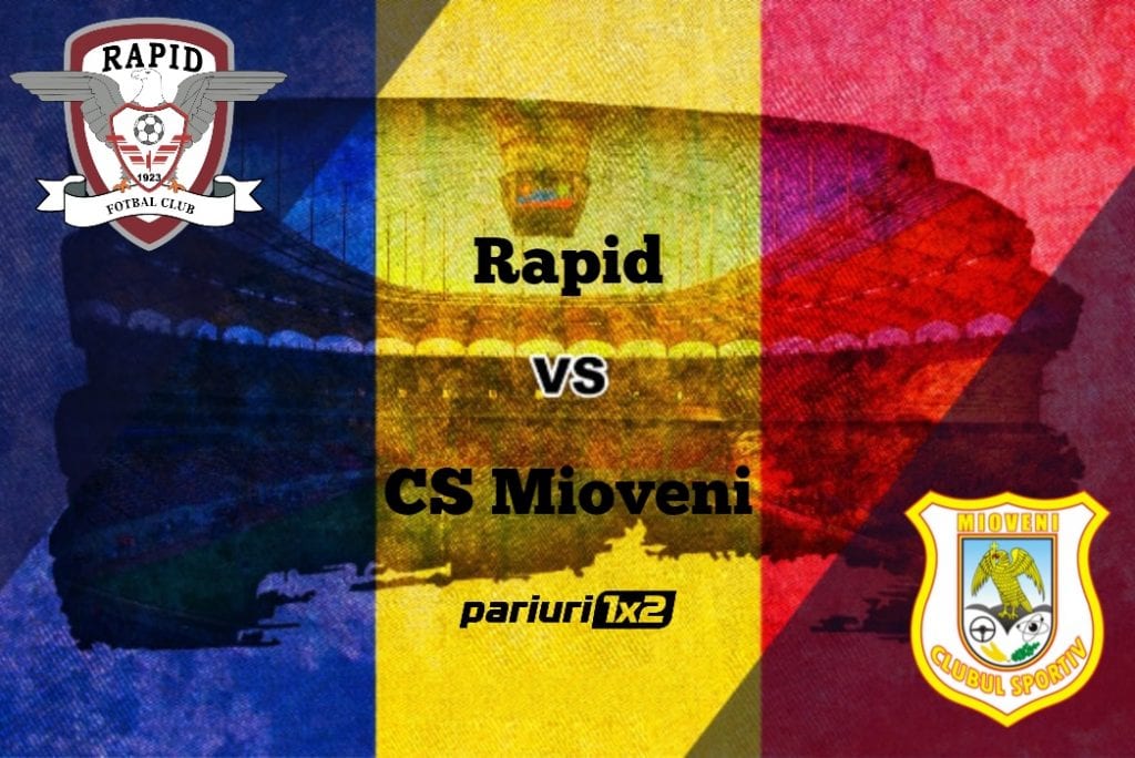Pariuri fotbal: Rapid – CS Mioveni » Dorință de revanșă în tabăra bucureștenilor după înfrângerea la scor de neprezentare din „regular!”