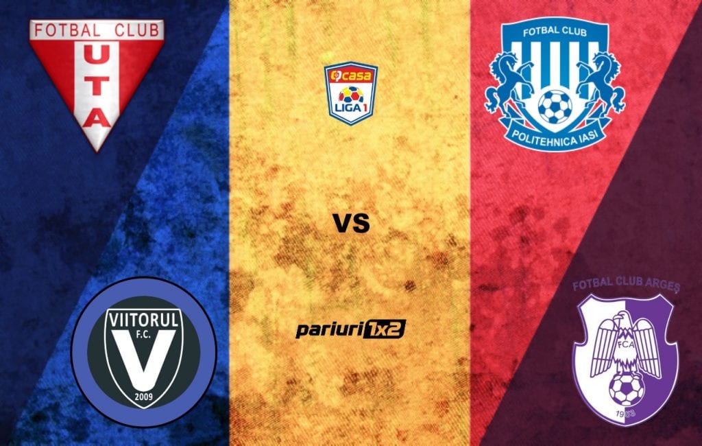 Pariuri fotbal: Dueluri de totul sau nimic în play-out » UTA – Poli Iași și Viitorul – FC Argeș se joacă la „pachet” la cota 2.38 »»