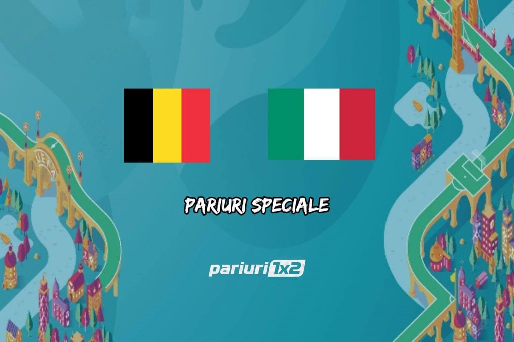 Pariuri speciale Euro 2020 » Fa profit cu selectiile de la Belgia – Italia!