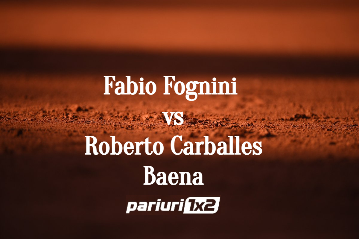 Ponturi tenis Fognini - Carballes Baena