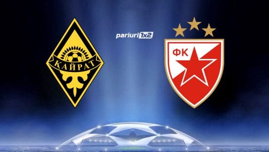 Ponturi bune Kairat Almaty - Steaua Rosie Belgrad
