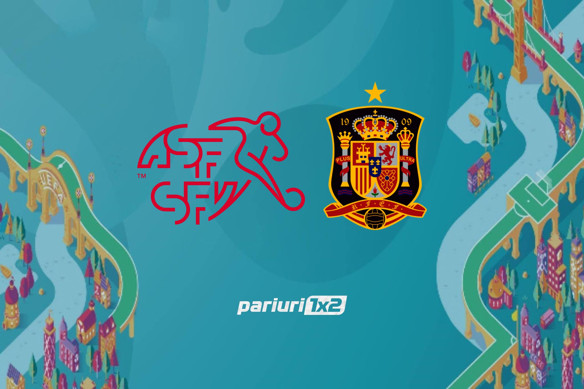 Ponturi bune Euro 2020 » Elvetia – Spania: Avem pariuri in cote de 1.85 si 2.00 pentru un meci inchis! Vezi selectiile marca Pariuri1x2!