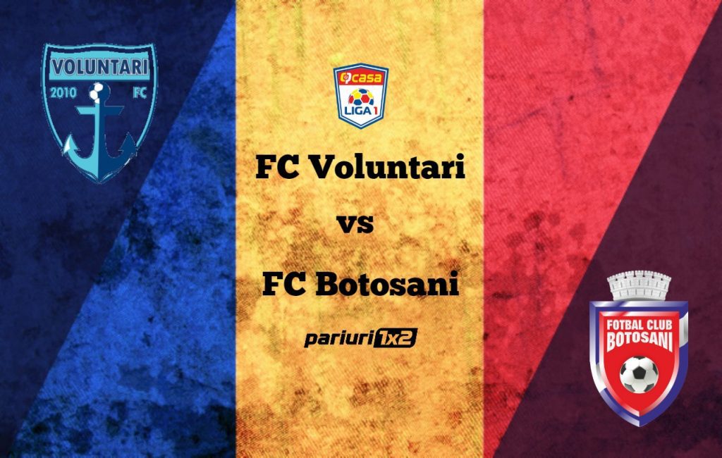 Pariuri fotbal: FC Voluntari – FC Botoșani » Golurile garantează profitul pe „Anghel Iordănescu!”