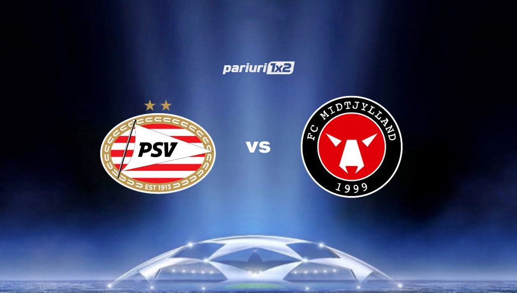 Pariuri fotbal: PSV – Midtjylland: Gazdele au clar prima șansă la calificare »» Vezi cum pariem!