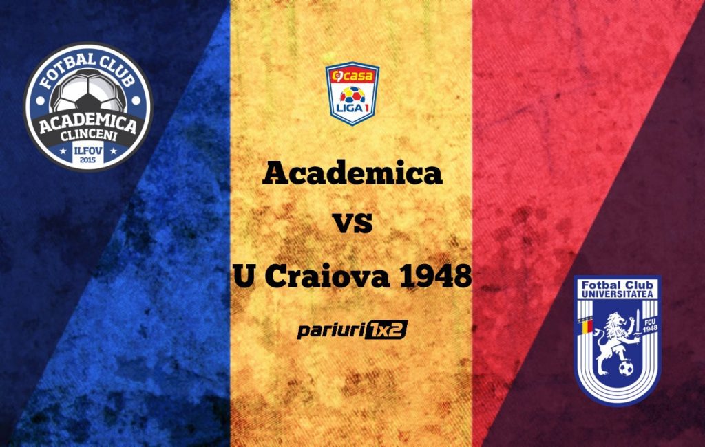 Pariuri fotbal: Academica – „U” Craiova 1948 » Experiența ilfovenilor poate fi decisivă!