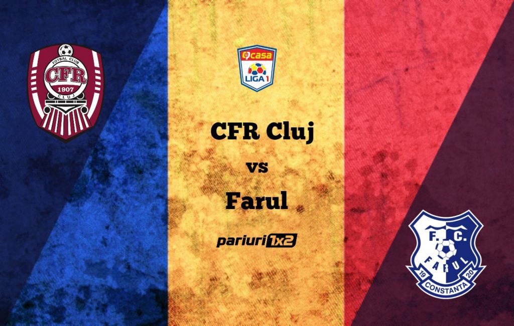 Pariuri fotbal: CFR Cluj – Farul Constanța » Campioana atacă a cincea victorie consecutivă în Liga 1 în fața unei echipe fără gol primit!
