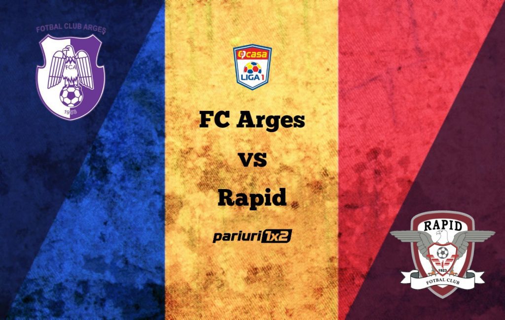 Pariuri fotbal: FC Argeș – Rapid » „Giuleștenii”, fără gol primit în Liga 1!