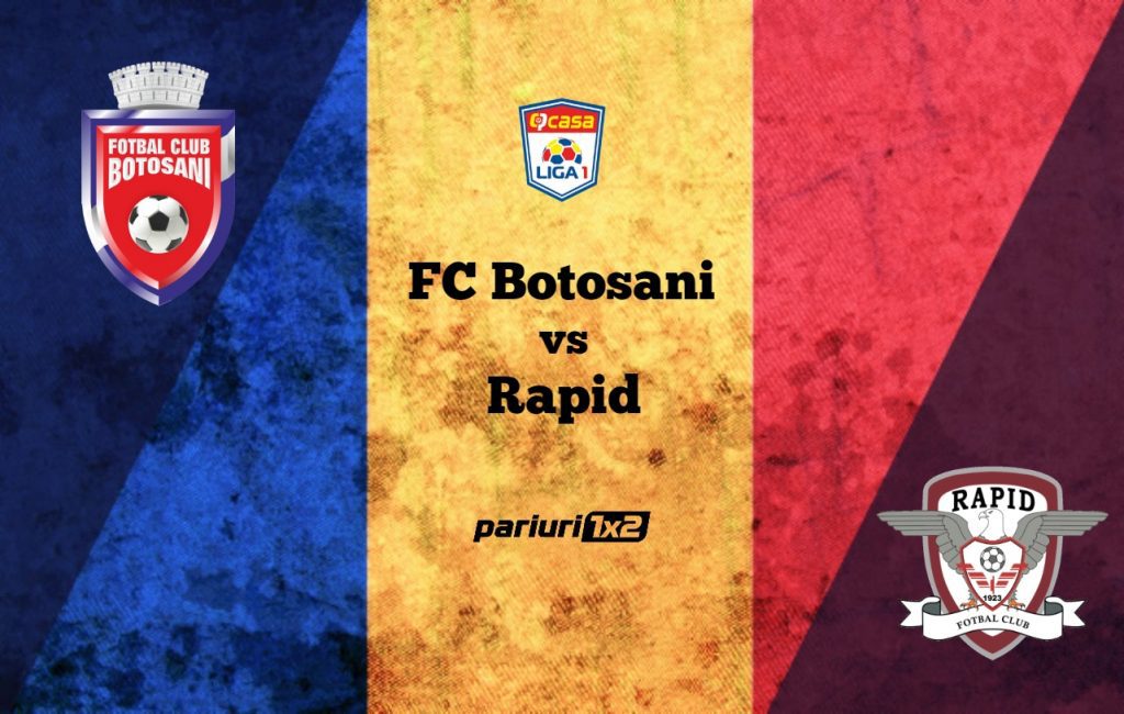 Pariuri fotbal: FC Botoșani – Rapid » Moldovenii vor rocada cu „giuleștenii” în Liga 1!