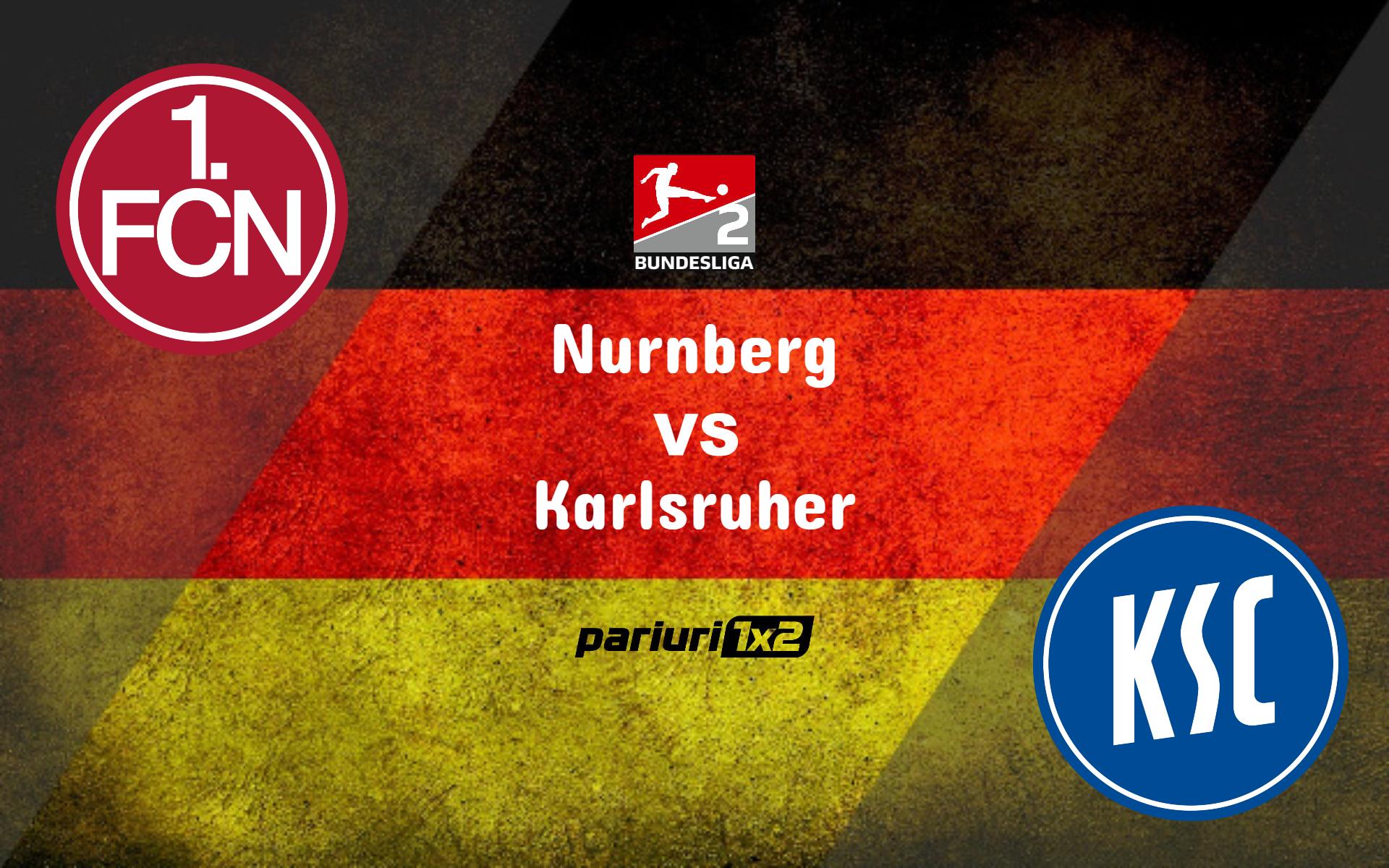 Pariuri fotbal » Nurnberg – Karlsruher: Palmares direct excelent pentru gazde! Se impun din nou? Cota 2.40!