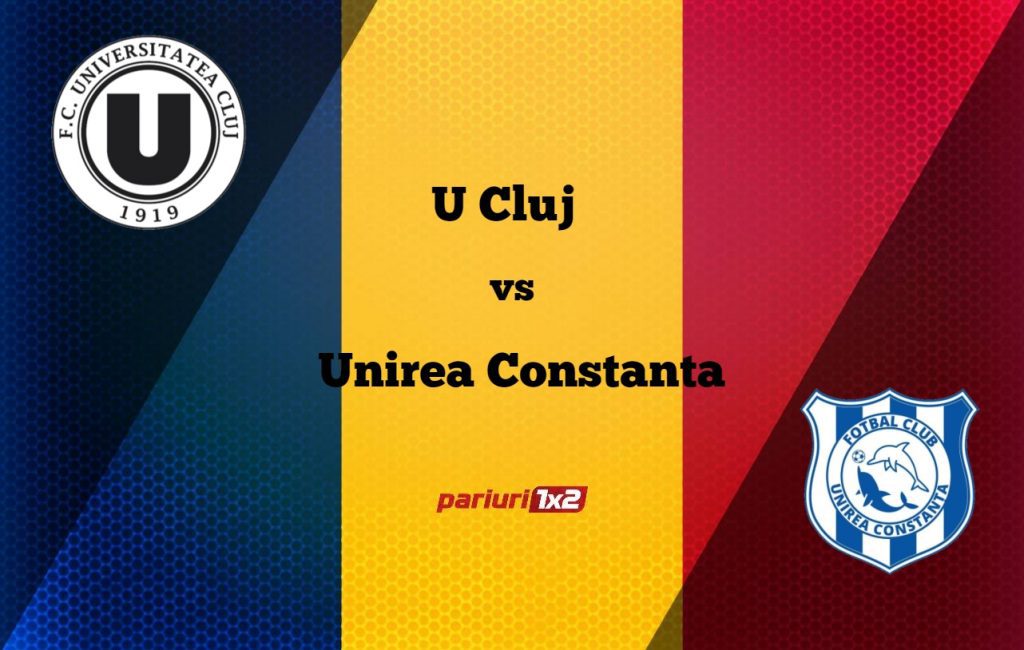 Pariuri fotbal: Universitatea Cluj – Unirea Constanța » „Șepcile Roșii” promit spectacol în fața echipei lui Ianis Zicu!