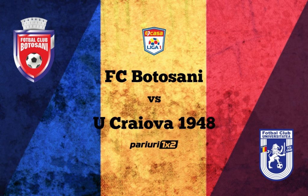 Pariuri fotbal: FC Botoșani – „U” Craiova 1948 » Moldovenii luptă cu Mutu pentru a rămâne pe locul 2 în Liga 1!