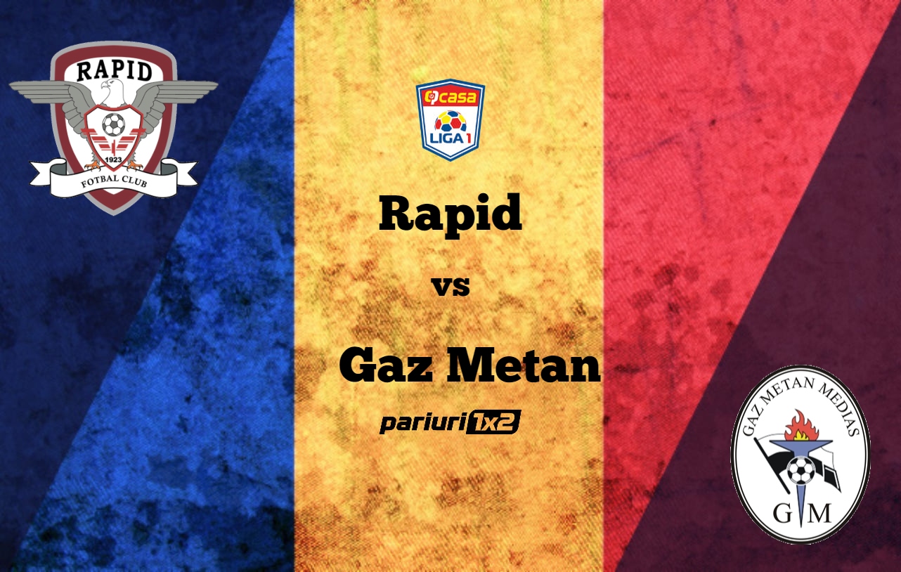 Pariuri fotbal: Rapid – Gaz Metan » Golurile garantează profitul în Giulești »»