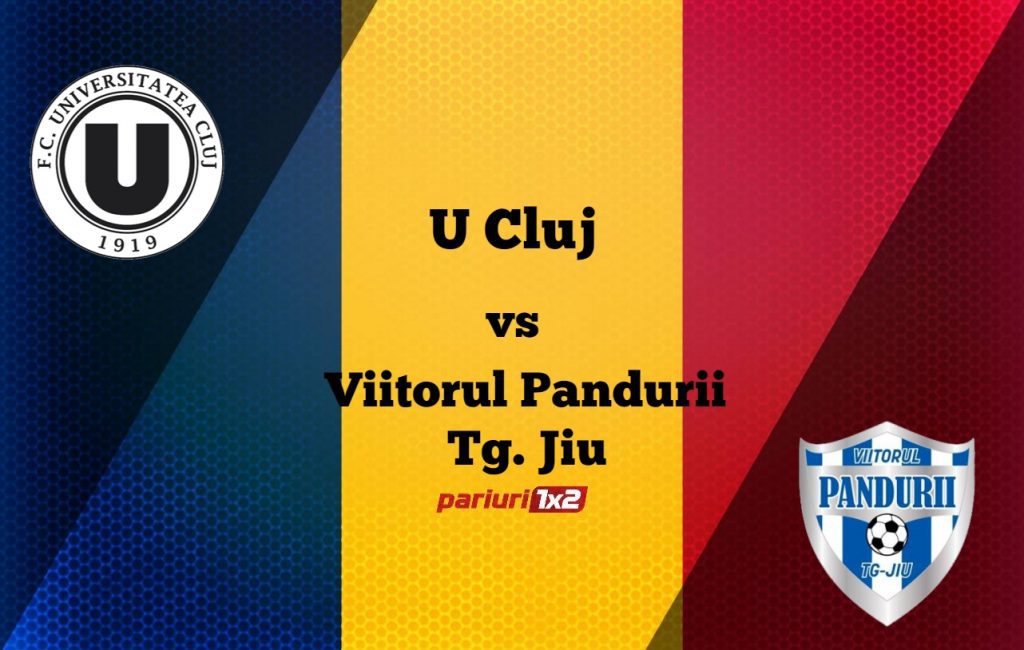 Pariuri fotbal: „U” Cluj – Viitorul Pandurii Tg. Jiu » Victoria, singura variantă luată în calcul de „Șepcile Roșii!”