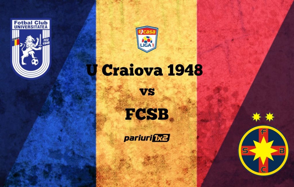 Pariuri fotbal: „U” Craiova 1948 – FCSB » „Roș-albaștrii” atacă prima victorie în deplasare în fieful lui Mutu!