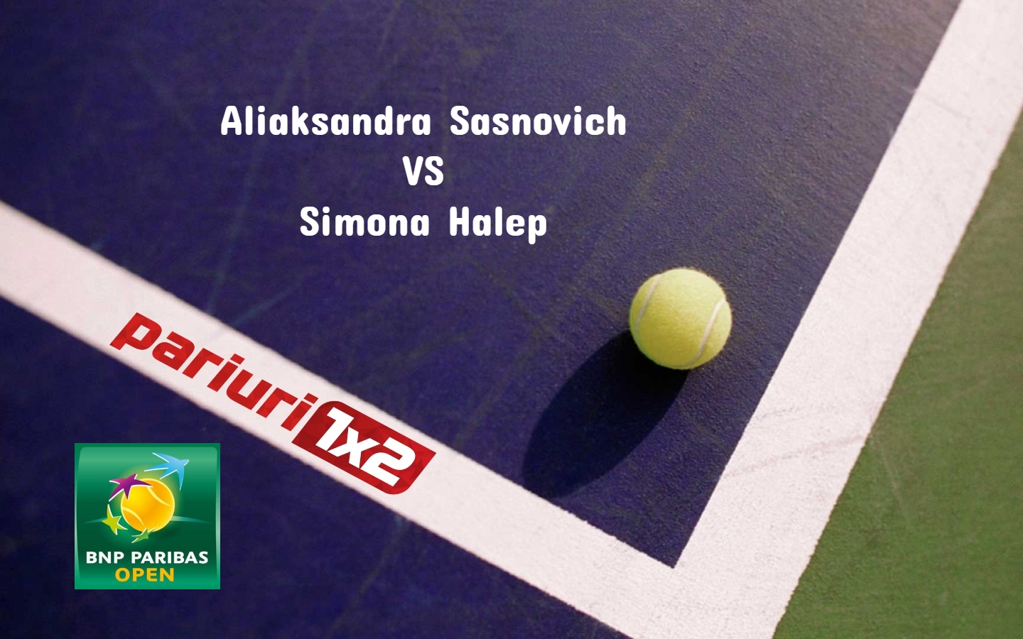 Sasnovich - Halep