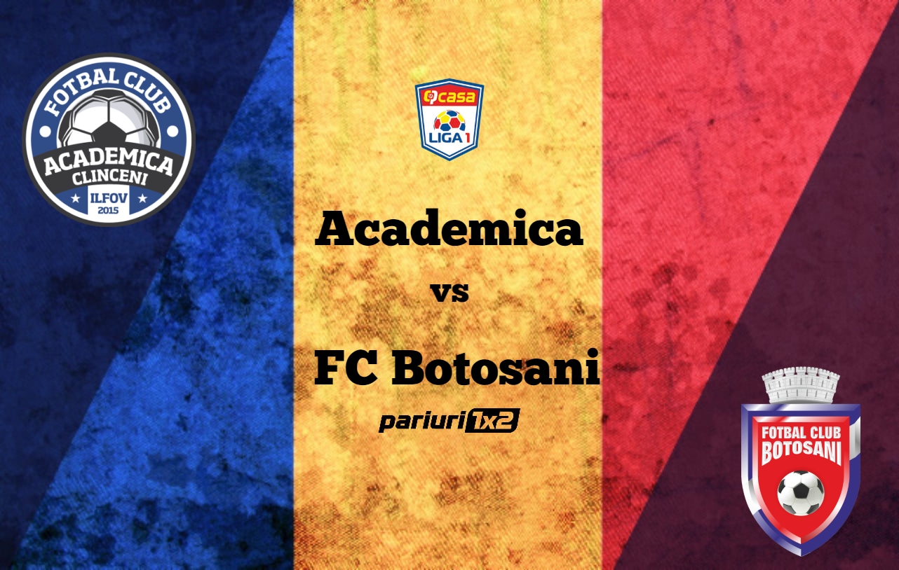 Pariuri fotbal: Academica – FC Botoșani » Misiune infernală pentru ilfoveni!
