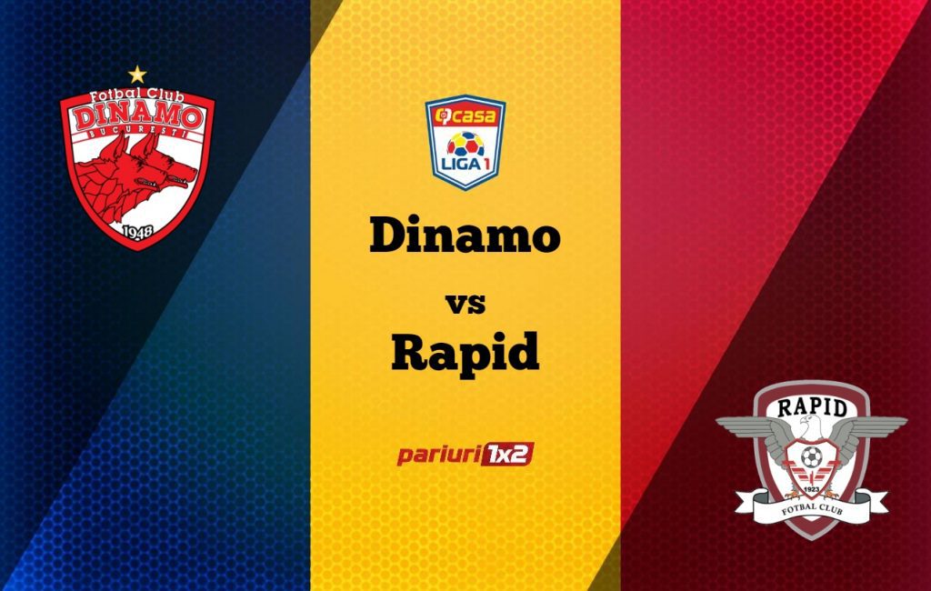 Pariuri fotbal: Dinamo – Rapid » La derby-ul din „Groapă” atacăm profitul la cote de 1.93 și 2.02!