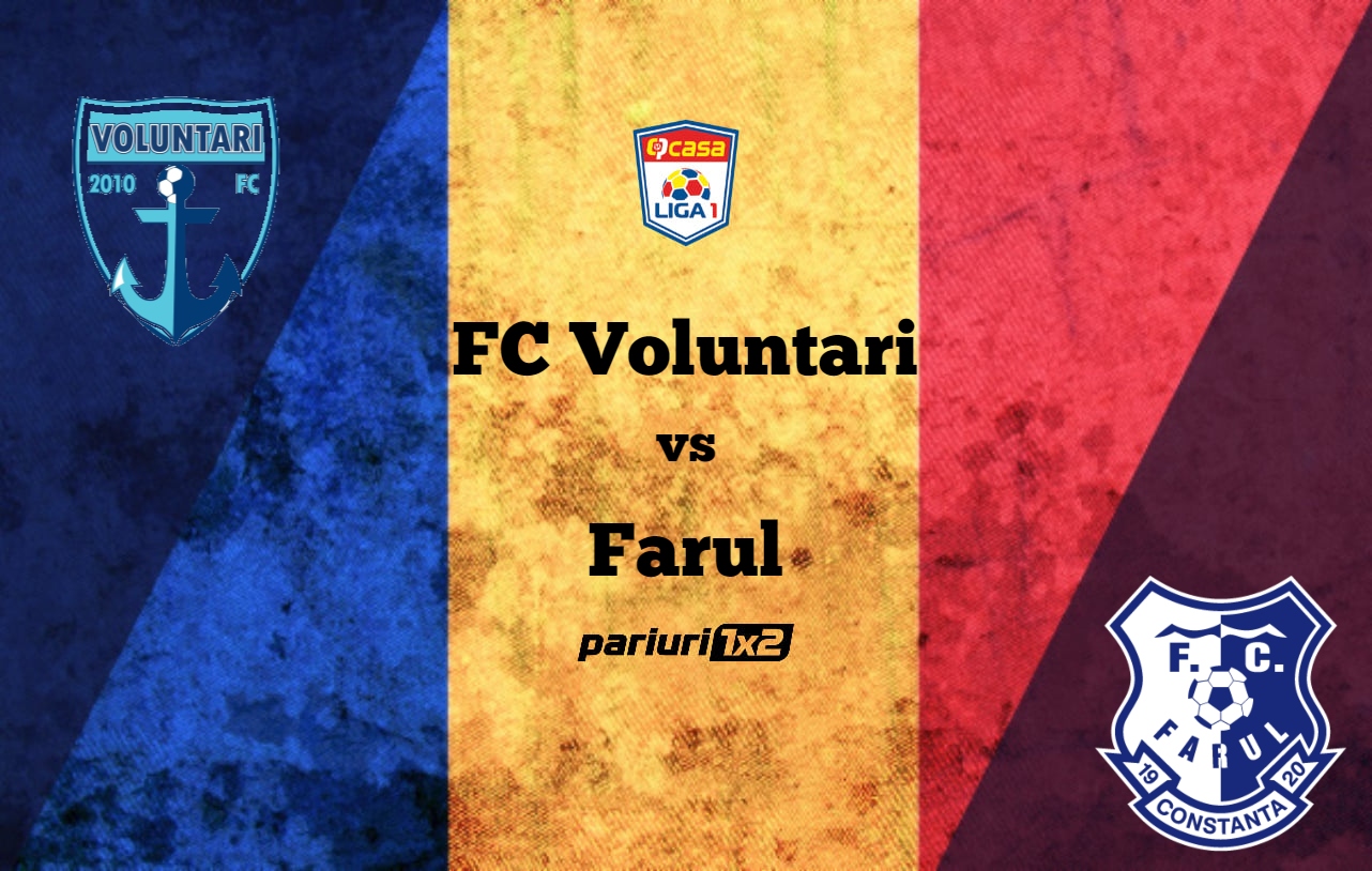 Pariuri fotbal: FC Voluntari – Farul » Duel sub semnul echilibrului pe „Anghel Iordănescu” »»