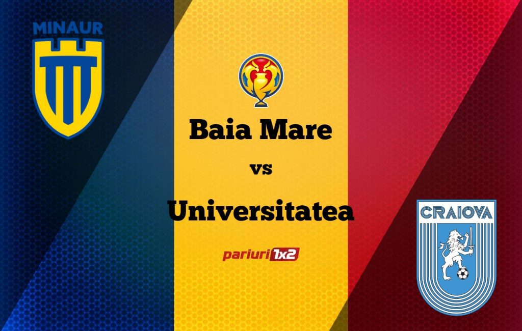 Pariuri fotbal: Minaur Baia Mare – Universitatea Craiova » Duel dezechilibrat în optimile Cupei României!