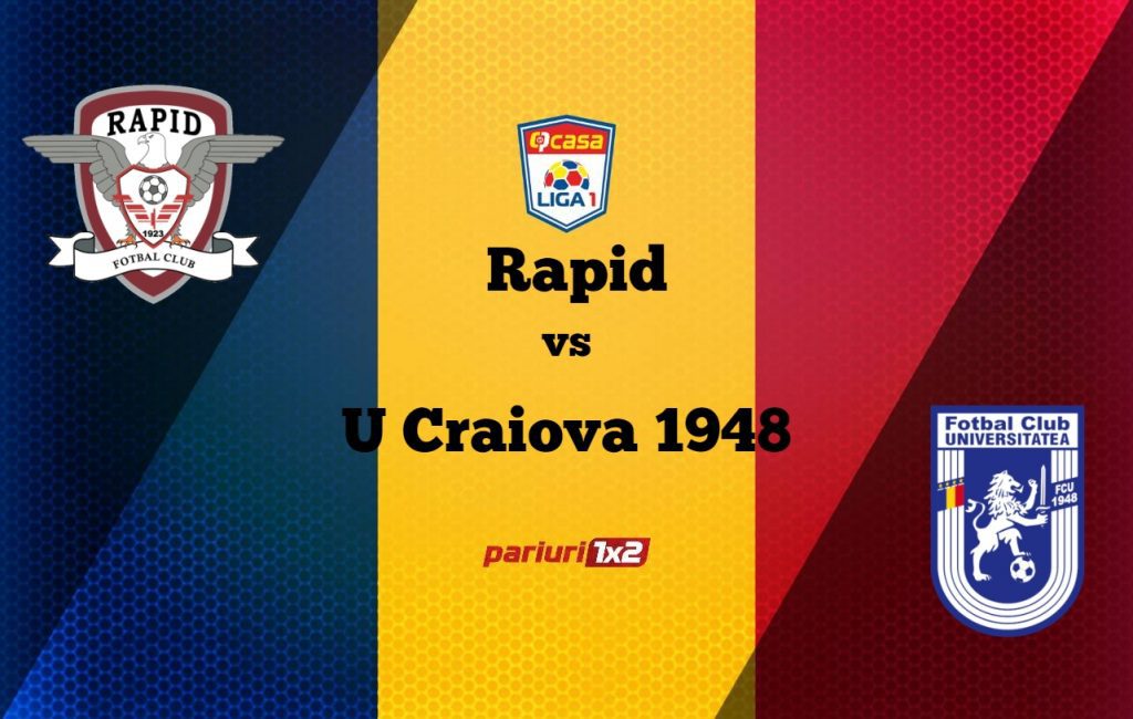 Pariuri fotbal: Rapid – „U” Craiova 1948 » „Giuleștenii” atacă „top 6!”