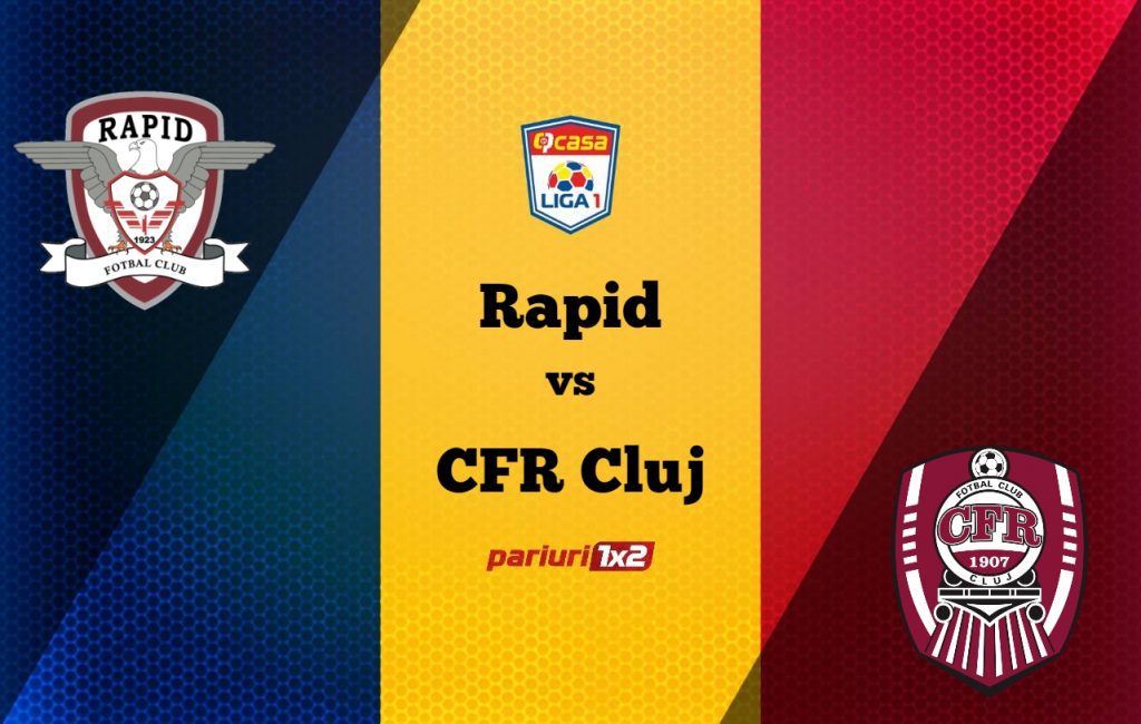 Pariuri fotbal: Rapid – CFR Cluj » Campioana, favorită la Mioveni în duelul cu giuleștenii!