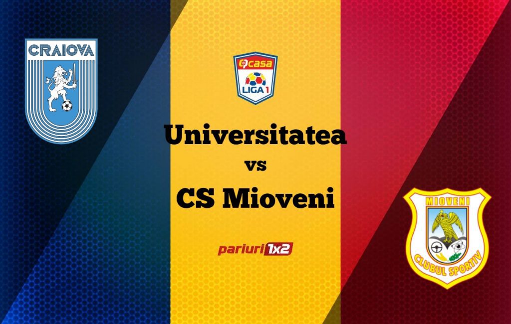 Pariuri fotbal: Universitatea Craiova – CS Mioveni  » În Bănie nu e loc de surprize!