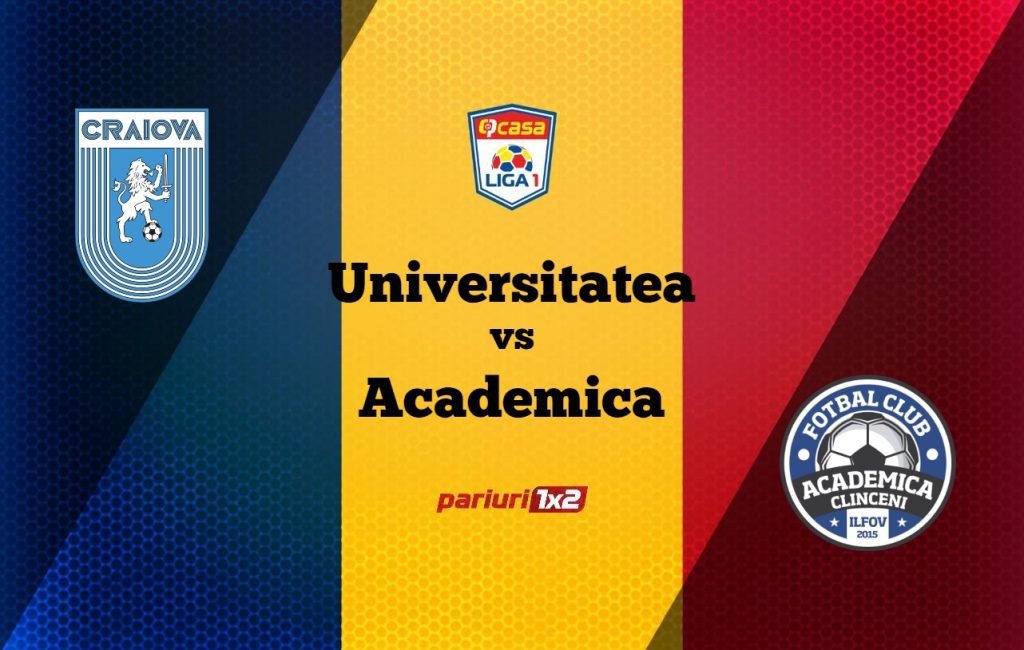 Pariuri fotbal: Universitatea Craiova – Academica Clinceni » Excludem surpriza în Bănie!