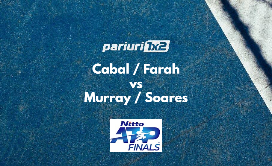 Ponturi tenis » Cabal / Farah – Murray / Soares: Pariu in cota de 2.15 pe duelul de „foc” de la Torino