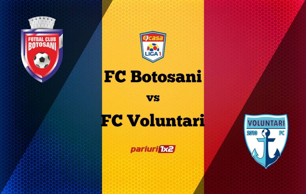 Pariuri fotbal: FC Botoșani – FC Voluntari » În Moldova atacăm profitul și la cota 2.07!