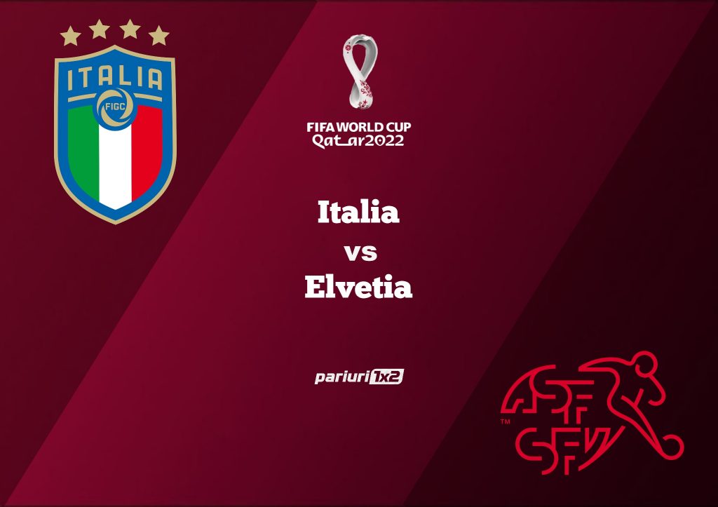 Pariuri fotbal: Italia – Elvetia » Campioana europeana poate face pasul decisiv spre CM