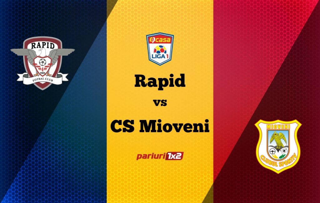 Pariuri fotbal: Rapid – CS Mioveni » „Giuleștenii” joacă meciul de acasă pe terenul argeșenilor!