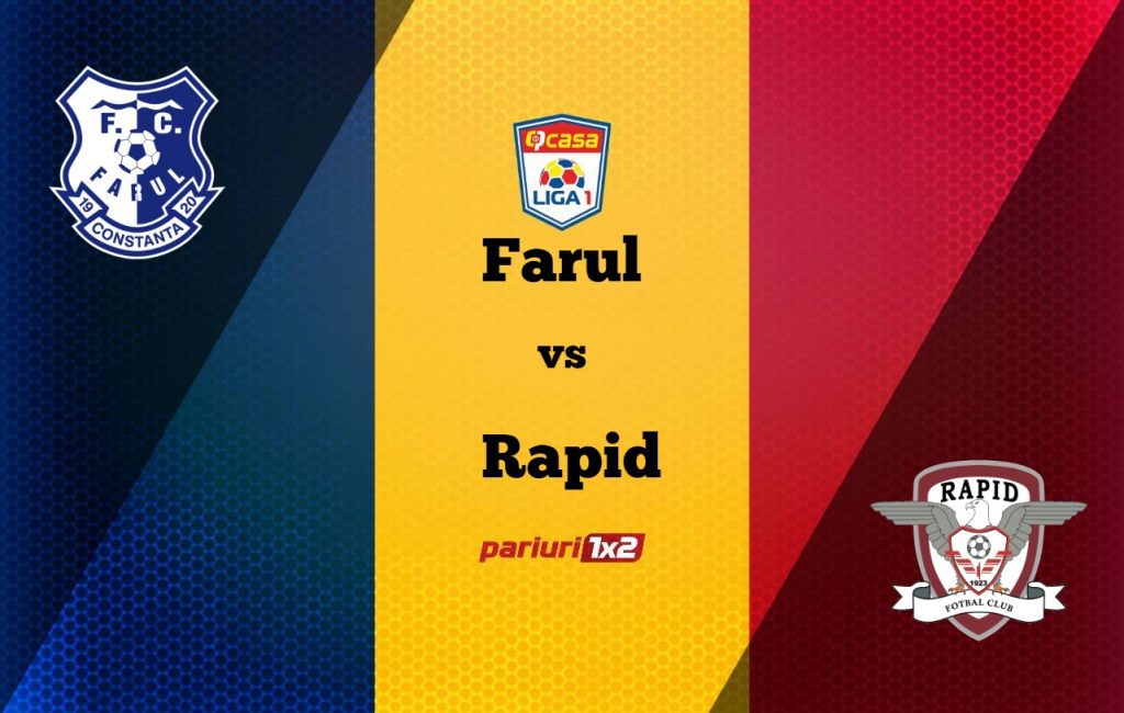 Pariuri fotbal: Farul – Rapid » „Rechinii” caută rocada în clasament cu „giuleștenii” »»