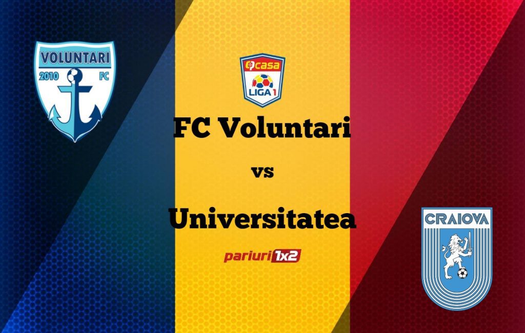 Pariuri fotbal: FC Voluntari – Universitatea Craiova » Duel pentru locul 3 în Liga 1 pe „Anghel Iordănescu” »»