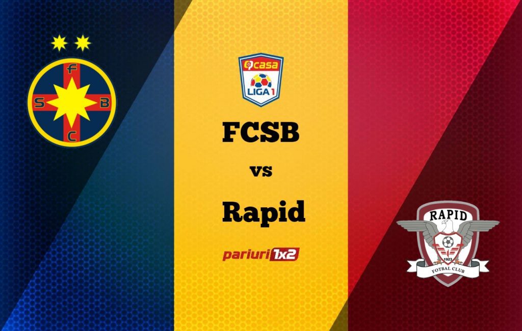 Pariuri fotbal: FCSB – Rapid » „Roș-albaștrii” caută revanșa după eșecul din tur!