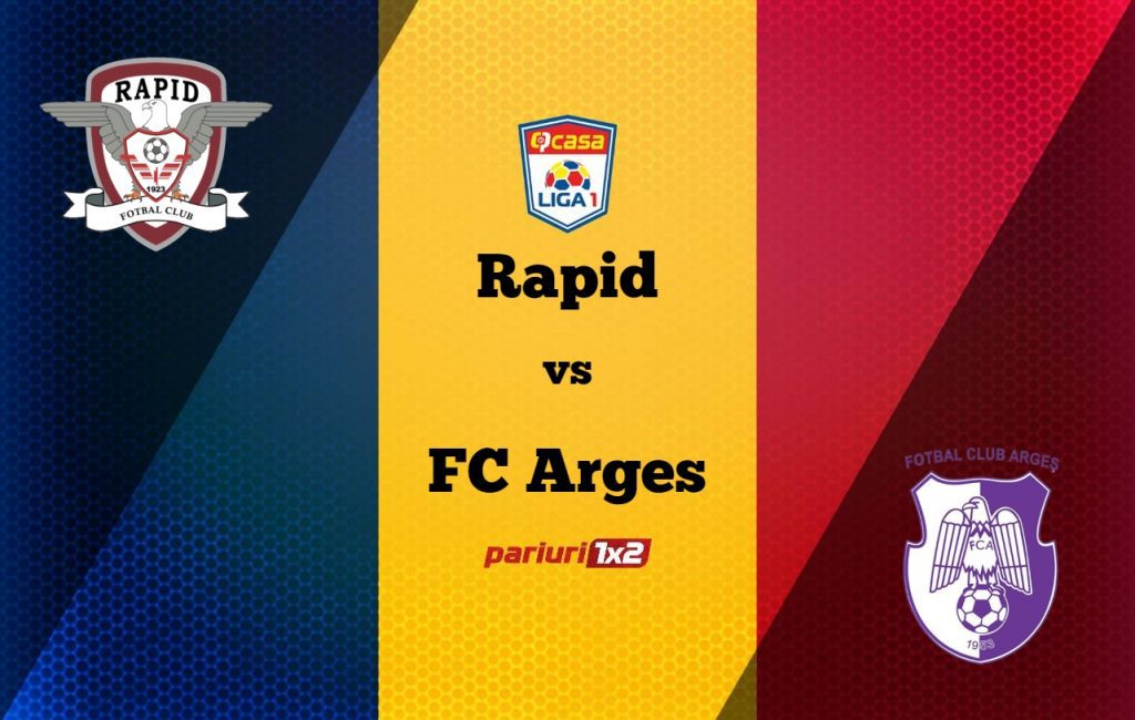 Pariuri fotbal: Rapid – FC Argeș » Pe „Național Arena” se joacă cu gândul la locurile de play-off!