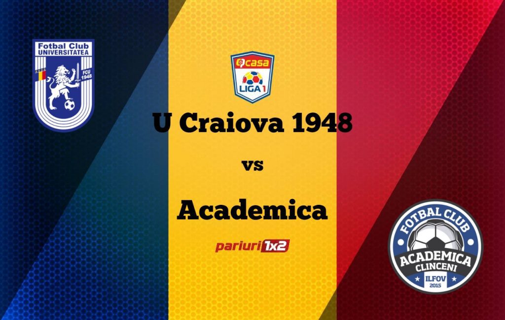 Pariuri fotbal: „U” Craiova 1948 – Academica Clinceni » Debut pentru Falub pe banca ilfovenilor în Bănie!