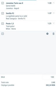 bilet cota 2 - 6 ianuarie