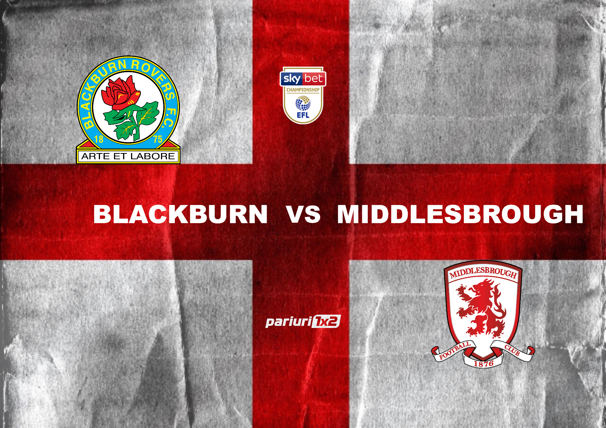 Pariuri fotbal: Blackburn – Middlesbrough: Ultimele 7 confruntări directe au fost de „sub 2.5 goluri” | Vezi cum pariem!