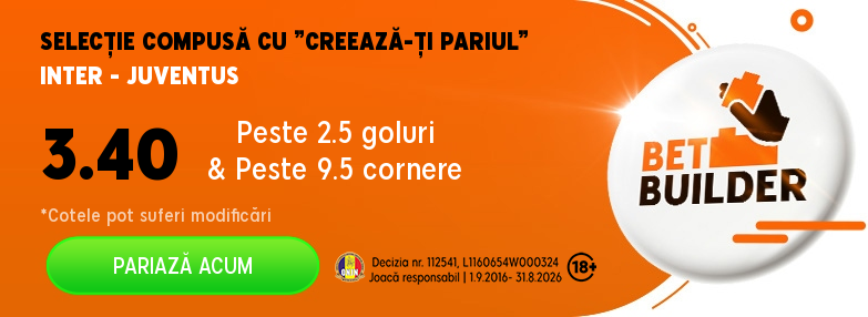 Ponturi fotbal » Mi 22:00, Inter - Juventus