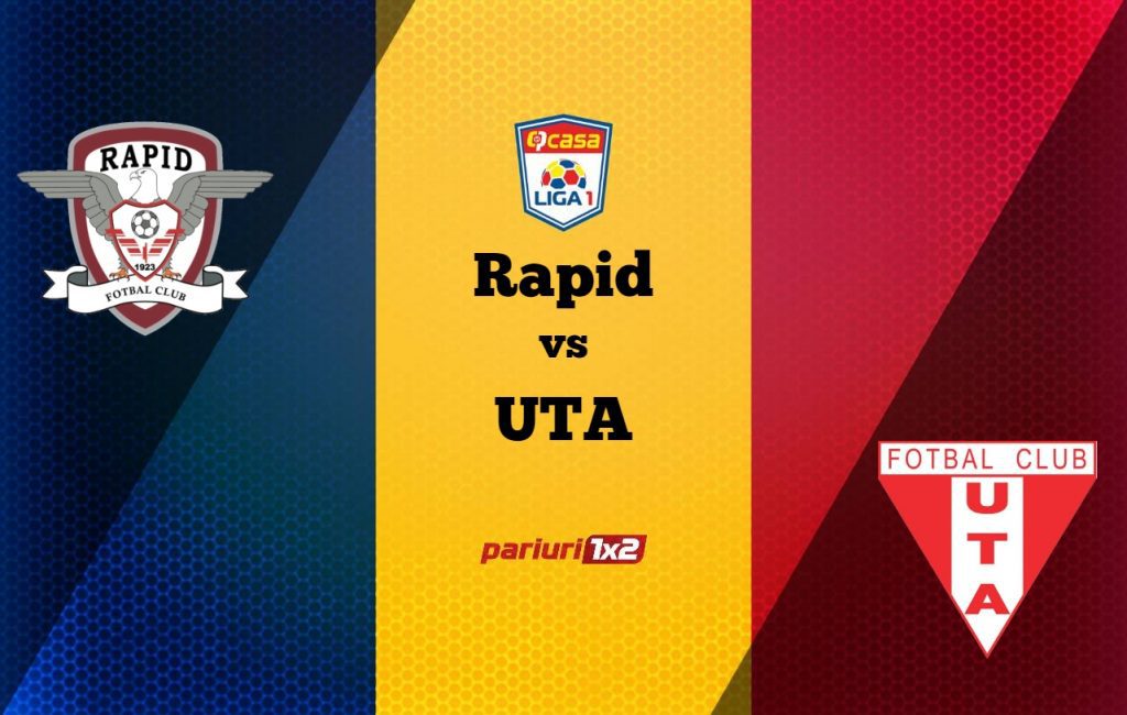 Pariuri fotbal: Rapid – UTA Arad » „Giuleștenii”, deciși să țină de „top 6” »
