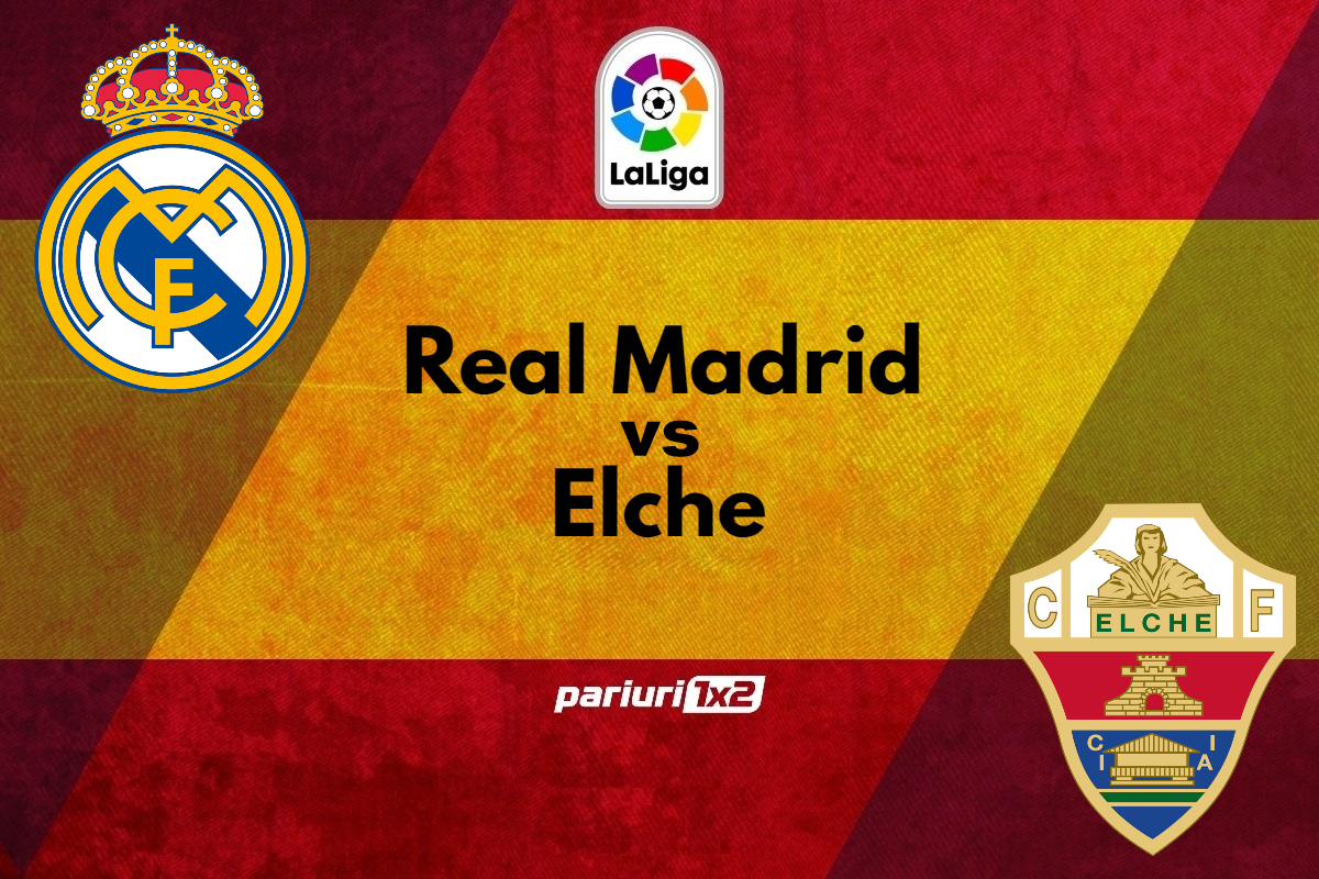 Ponturi fotbal » Real Madrid – Elche: Pariu in cote 1.50 si 1.72 pe duelul de pe „Santiago Bernabeu”