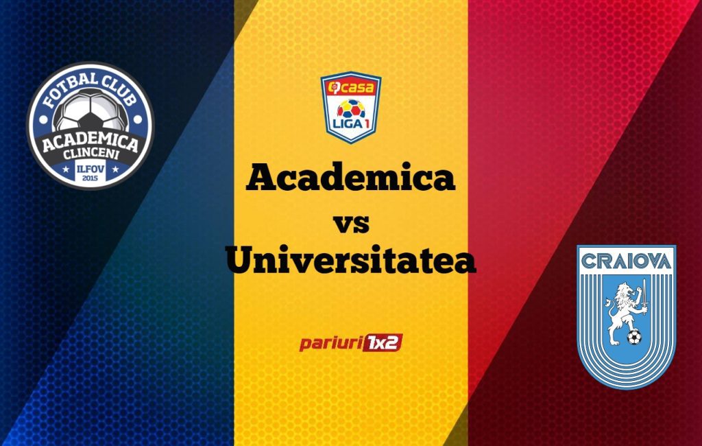 Pariuri fotbal: Academica – Universitatea » Oltenii promit spectacol cu „lanterna” Ligii 1 »»