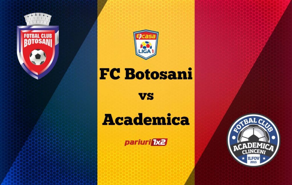 Pariuri fotbal: FC Botoșani – Academica Clinceni » Moldovenii atacă podiumul contra „lanternei” Ligii 1 »»