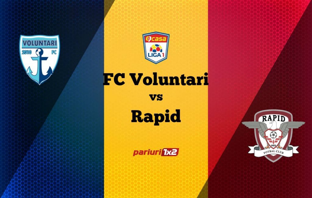 Pariuri fotbal: FC Voluntari – Rapid » Ilfovenii, neînvinși de 10 etape în Liga 1 »»
