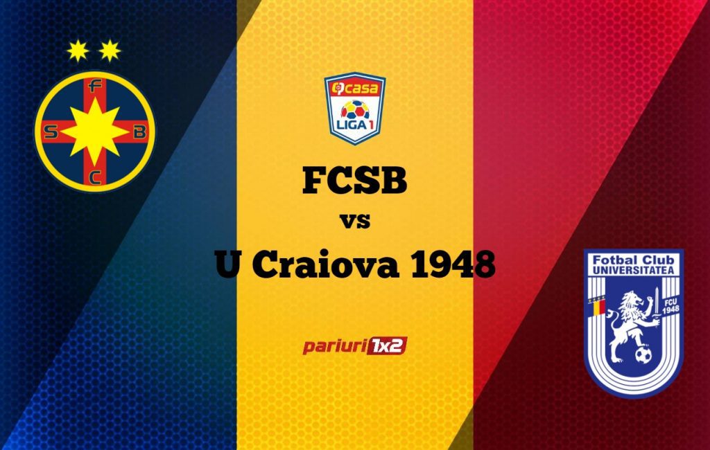 Pariuri fotbal: FCSB – „U” Craiova 1948 » „Roș-albaștrii” continuă cursa de urmărire a liderului » Atacăm profitul și la cota 2.87 »»
