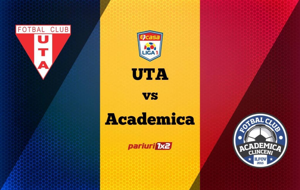 Pariuri fotbal: UTA – Academica » Arădenii speră într-o minune pentru a prinde „top 6” »»