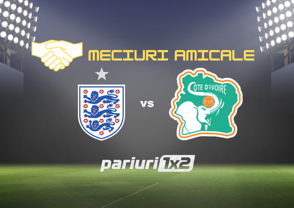 Pariuri fotbal: Anglia – Coasta de Fildeș: Echipa gazdă, 10 victorii consecutive în meciurile amicale disputate pe teren propriu | Vezi cum pariem!