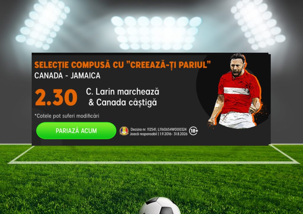 Ponturi fotbal » Canada – Jamaica: Pont in cota 2.30 ce iti poate aduce „verdele”! AICI, selectia noastra de TOP!