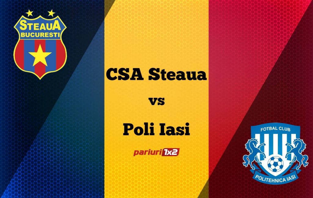 Pariuri fotbal: CSA Steaua – Poli Iași »„Militarii” pot obține matematic calificarea în play-off în această rundă »»